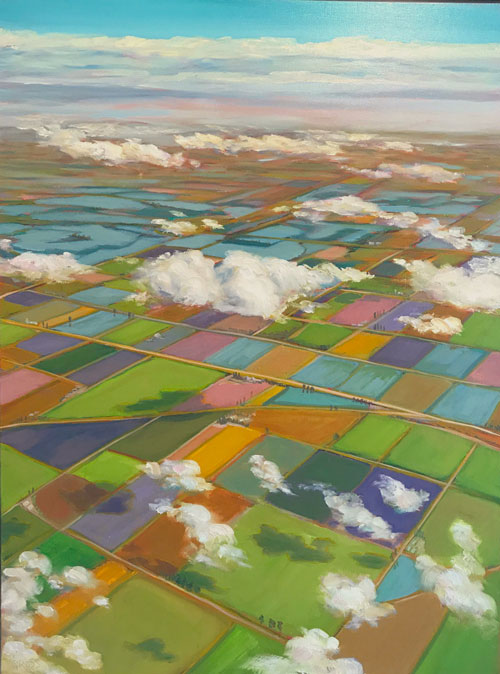 High above the Farms